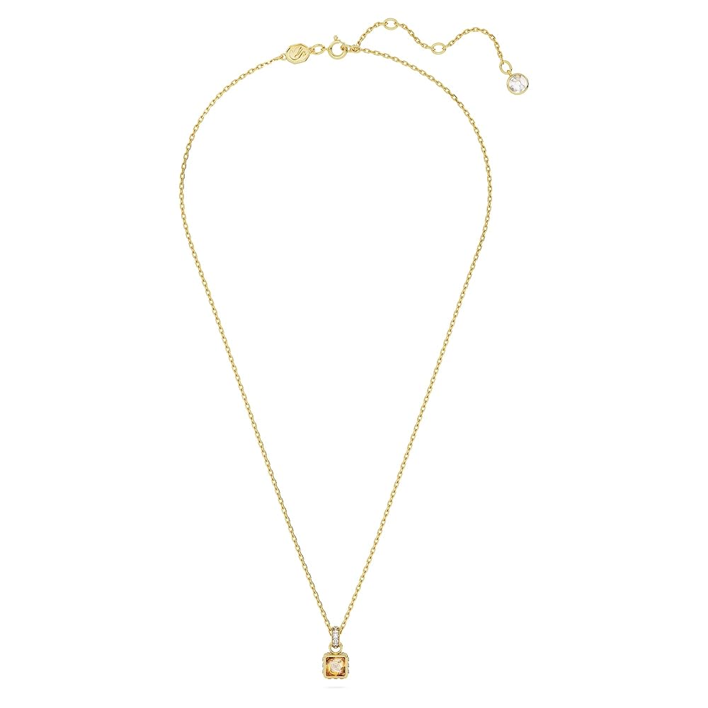 Stilla Yellow Gold Square Necklace