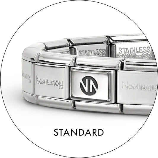 Nomination Classic Stainless Steel Starter Bracelet * MUST BE PURCHASED WITH CHARM *