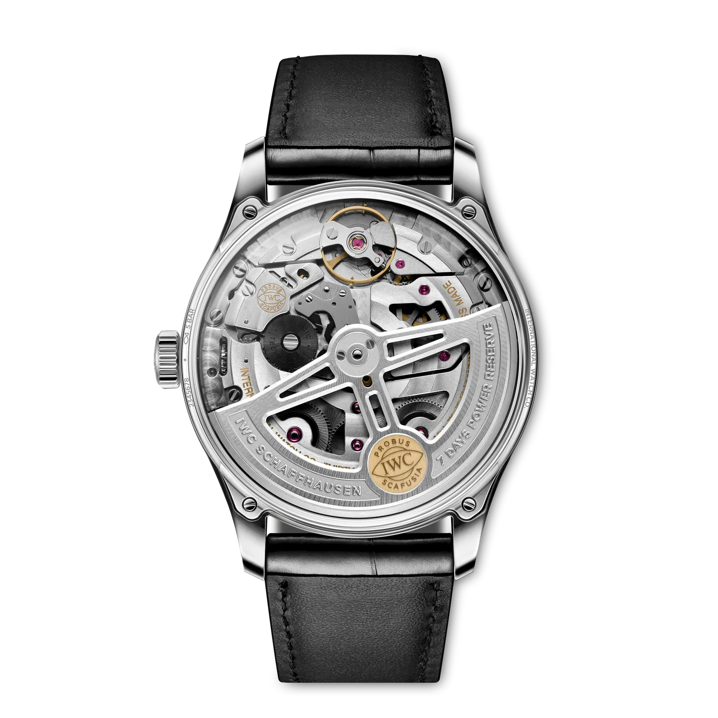 Portugieser Automatic 42 Leather Strap Watch