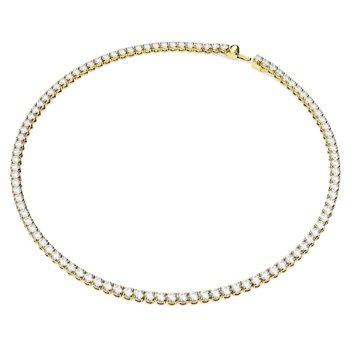 Matrix Cubic Zirconia Tennis Necklace
