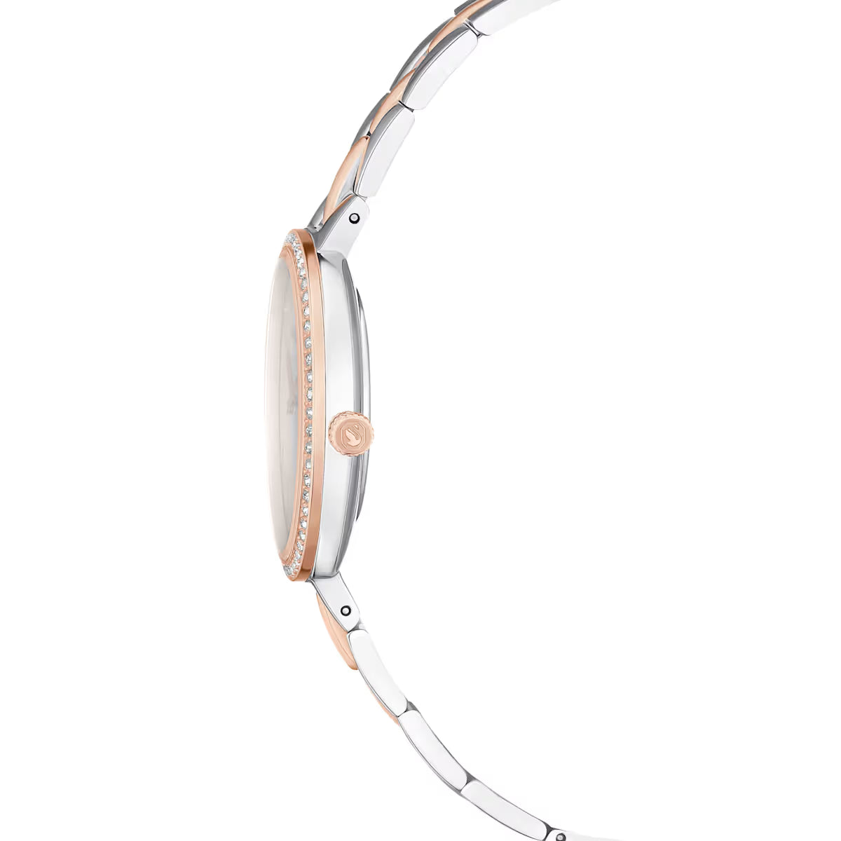 Cosmopolitan watch, Swiss Made, Metal bracelet, Silver tone, Mixed metal finish