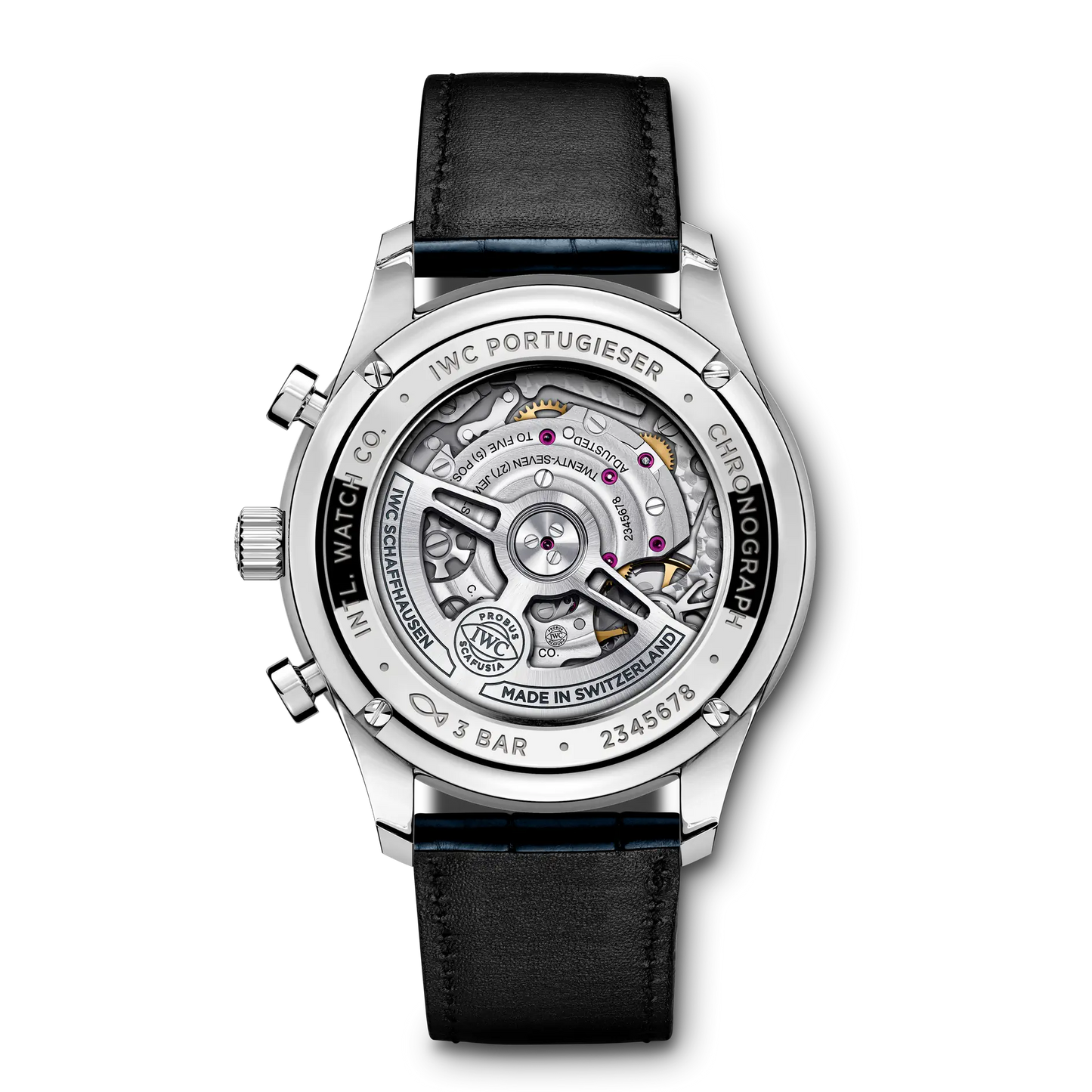 Portugieser Chronograph 41mm Leather Strap Watch