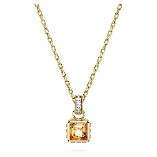 Stilla Yellow Gold Square Necklace
