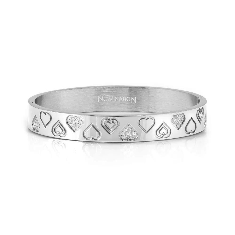 Cubic Zirconia Pave Pretty Bangle