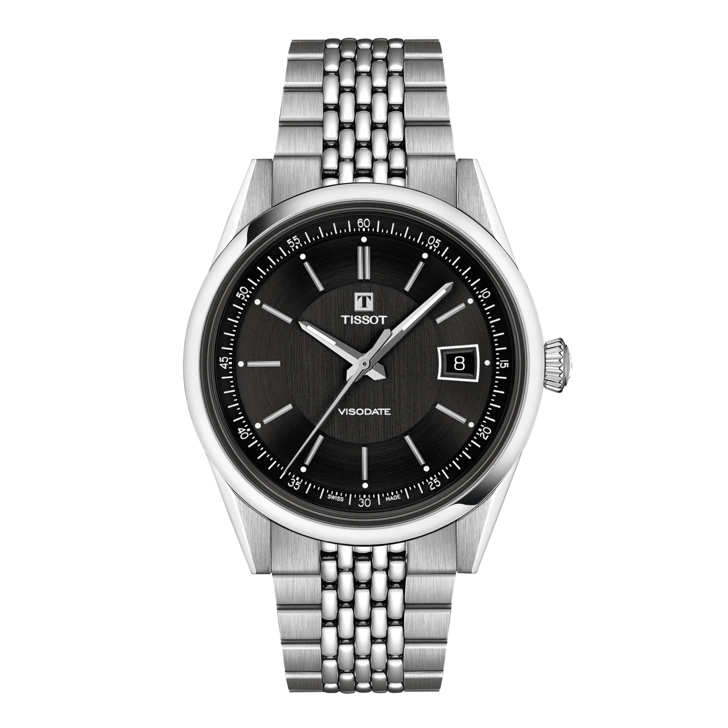 Visodate 39mm Stainless Steel Automatic Watch