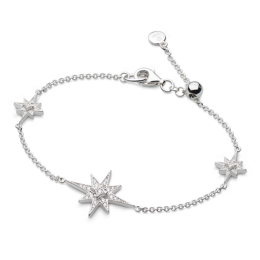 Céleste North Star CZ Slider Bracelet
