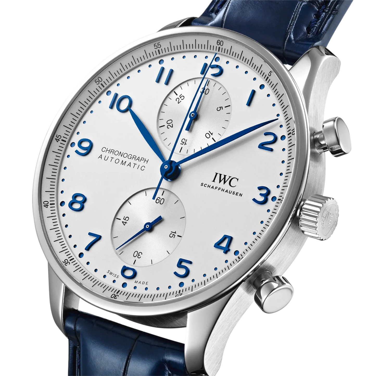 Portugieser Chronograph 41mm Leather Strap Watch