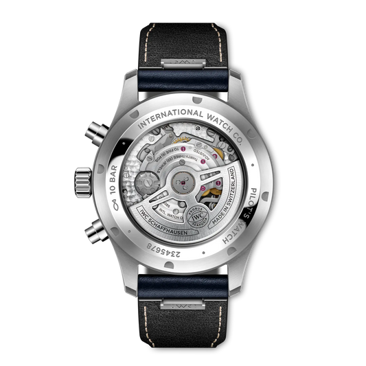 Pilot's Watch Chronograph 43mm Leather Strap Watch