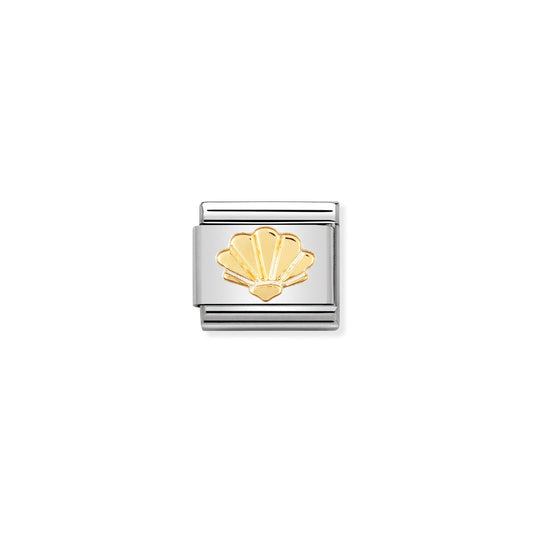 Composable Classic 18k Gold Shell Charm