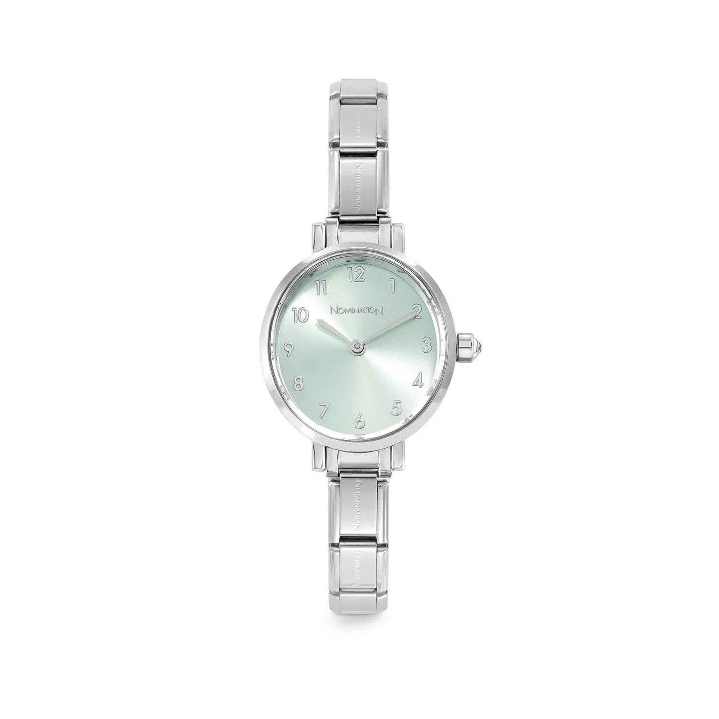 Paris Green Water Quartz Steel Strap Watch
