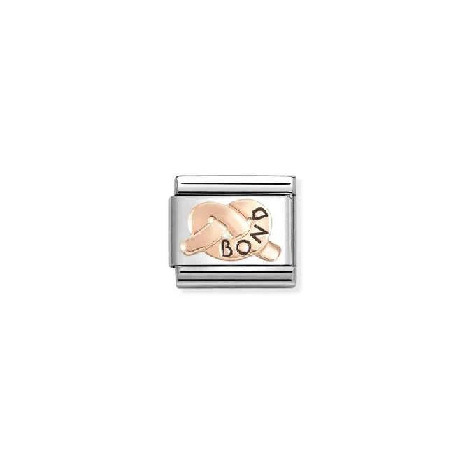 Rose gold bond knot