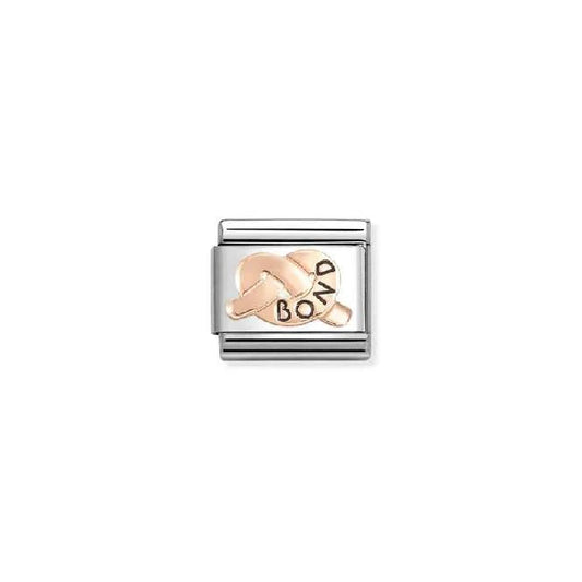 Rose gold bond knot