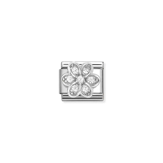 Composable Classic Rich White Daisy Charm