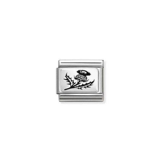 Nomination Silver Thistle Charm