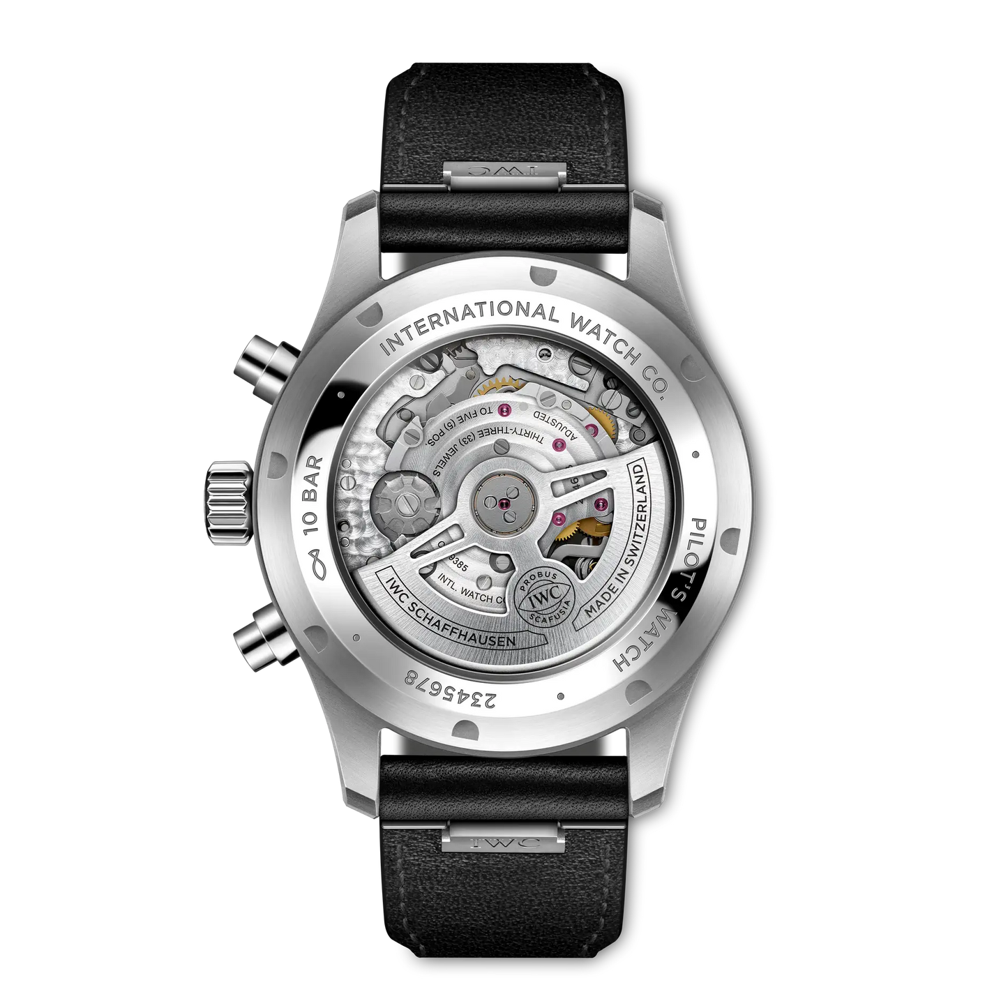 Pilot's Watch Chronograph 43mm Leather Strap Watch