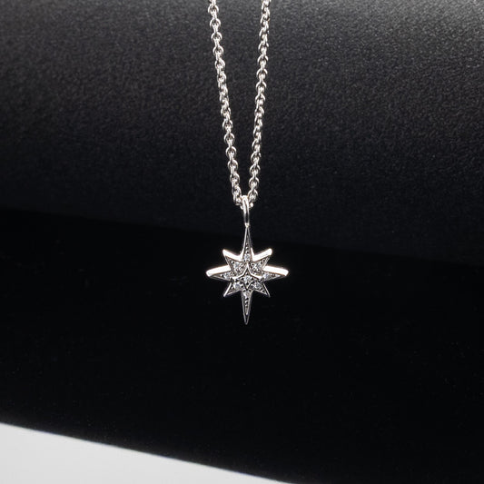 Céleste North Star CZ Petite 18" Necklace