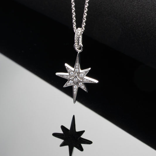 Céleste North Star CZ Midi 18" Necklace