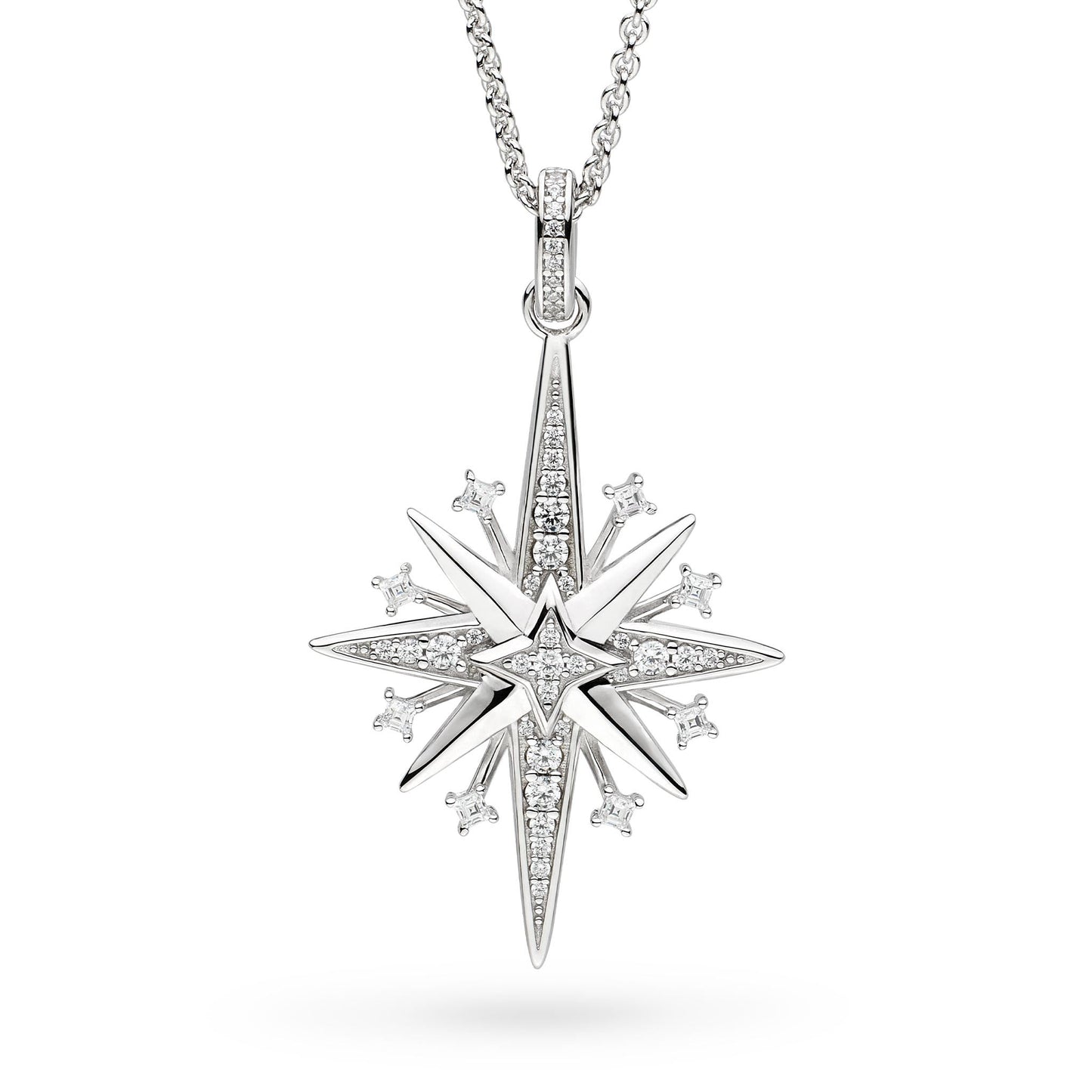 Céleste North Starburst CZ Grande 16-24" Slider Necklace
