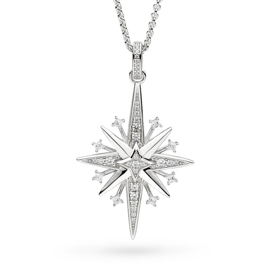 Céleste North Starburst CZ Grande 16-24" Slider Necklace