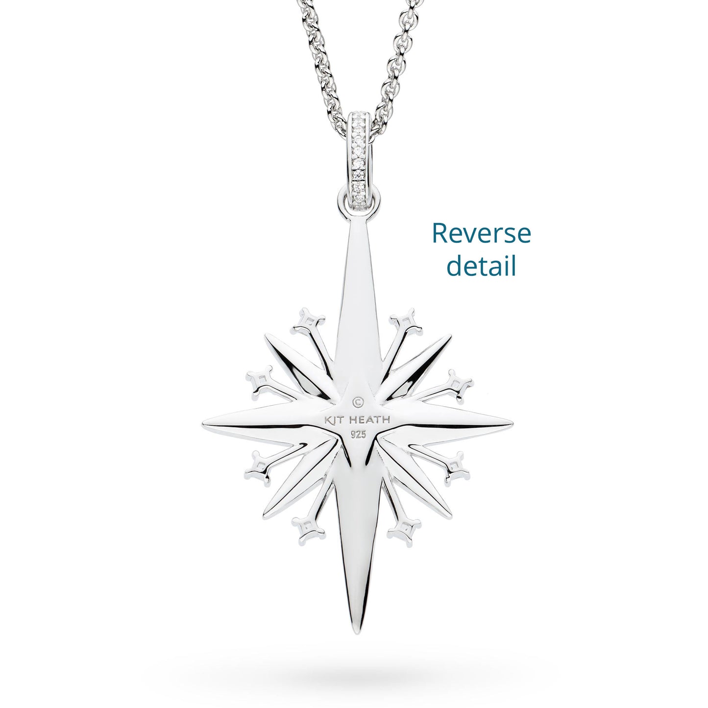 Céleste North Starburst CZ Grande 16-24" Slider Necklace