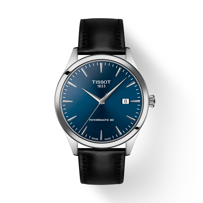 Classic Dream 40mm Automatic Leather Strap Watch