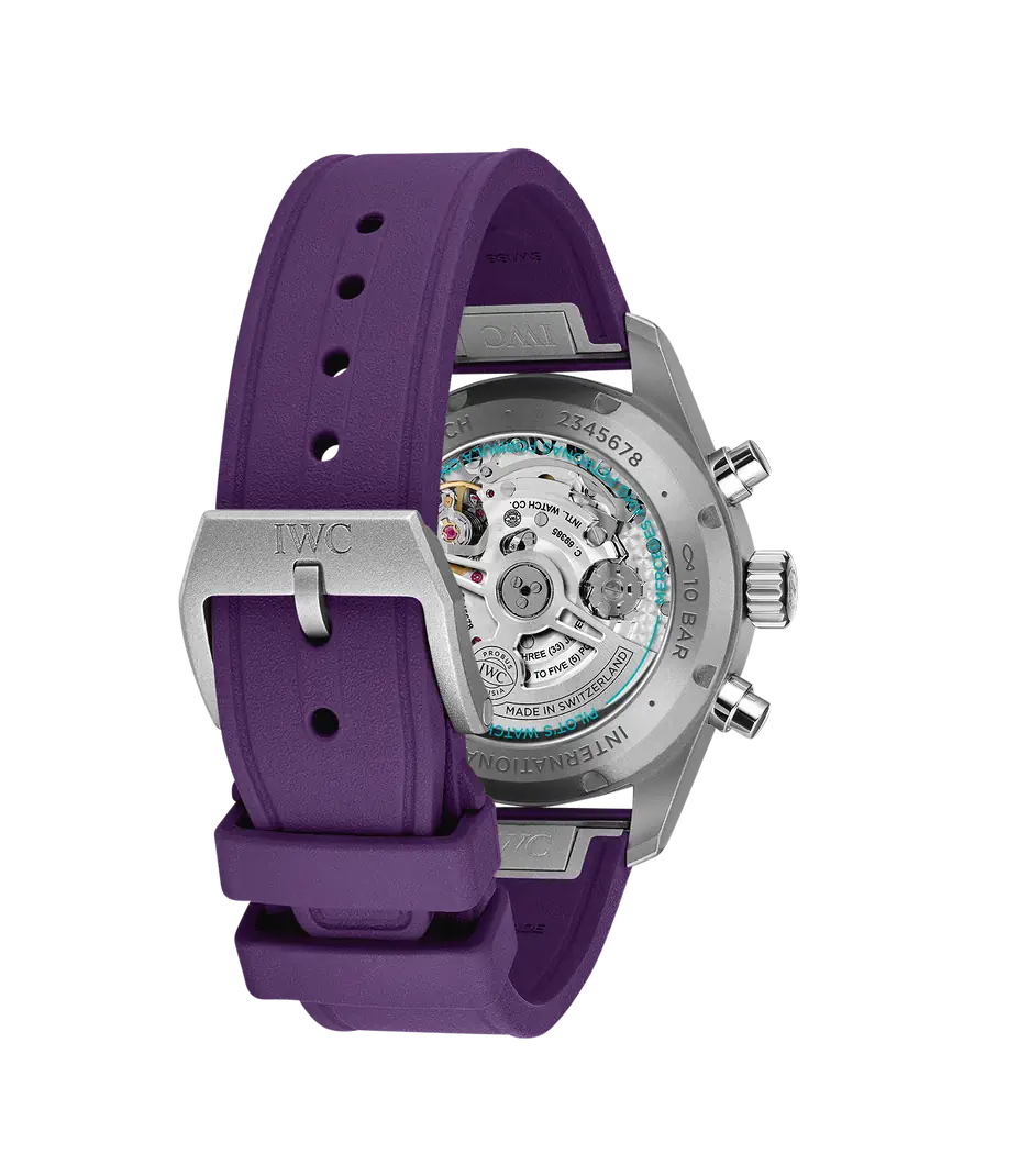 IWC Pilot's Watch Chronograph 41 Map Singapore 41mm Violet
