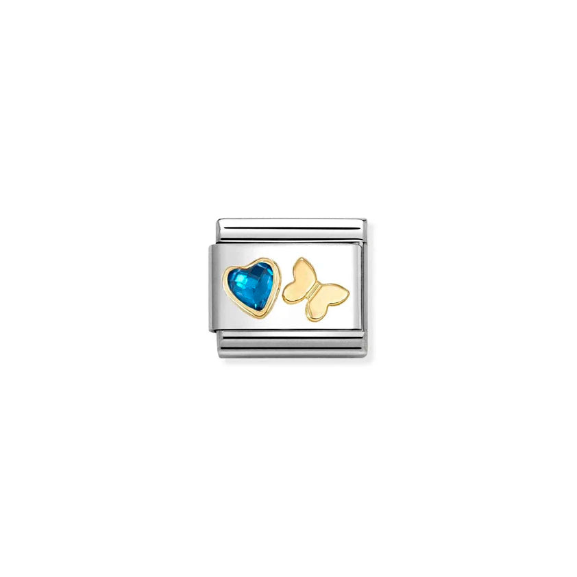 Composable Classic Faceted Blue Charm