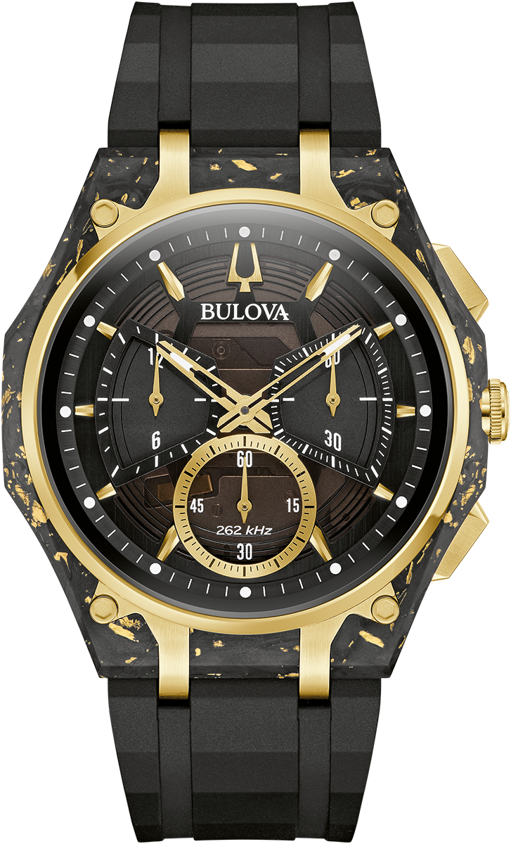 Bulova Curv Forged Carbon 98A328