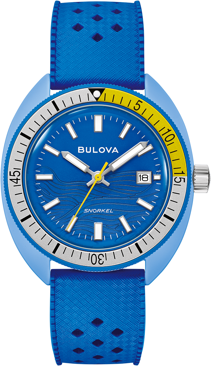 Bulova Snorkel Blue Tang Fish 98B445