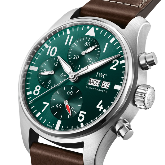 Pilot’s Watch Chronograph 41mm Leather Strap Watch