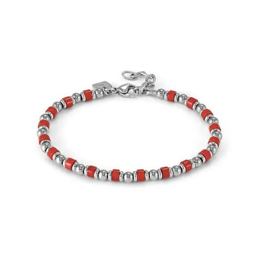 Instinct Steel Red Stone Sea Bracelet
