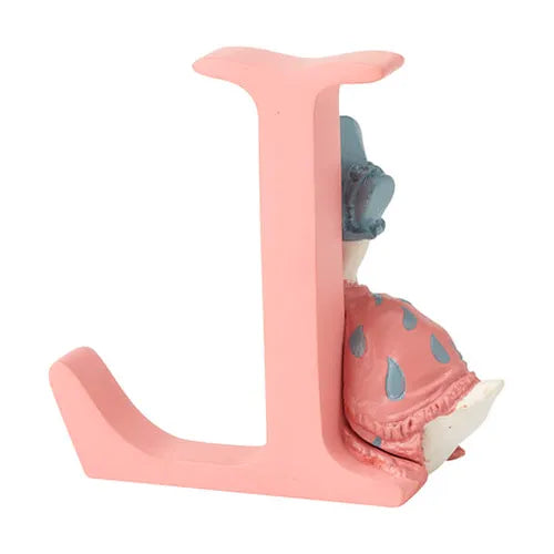 Beatrix Potter "L" Jemima Puddle Duck Ornamental Letter