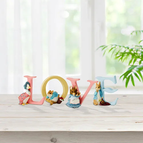 Beatrix Potter "L" Jemima Puddle Duck Ornamental Letter