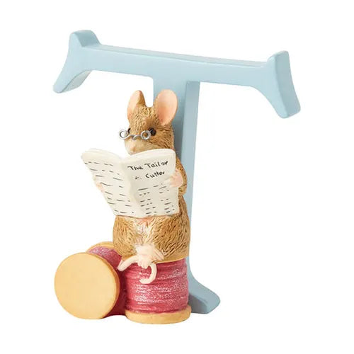 Beatrix Potter "T" The Tailor Of Gloucester Ornamental Letter