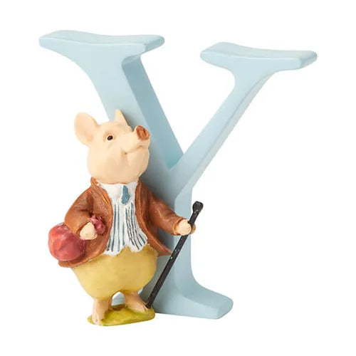 Beatrix Potter "Y" Pigling Bland Ornamental Letter