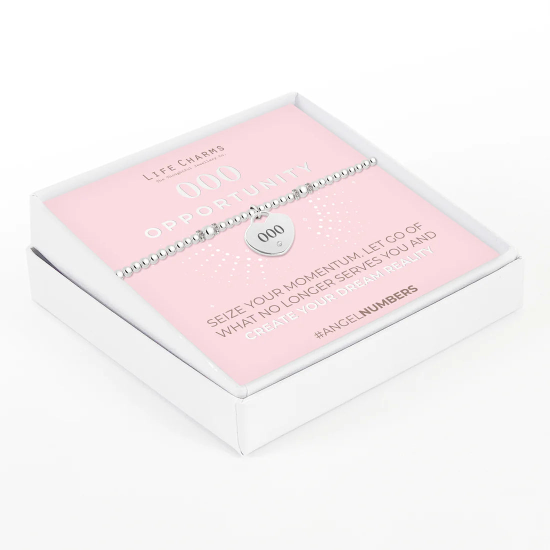 Angel Numbers 000 Life Charms Bracelet