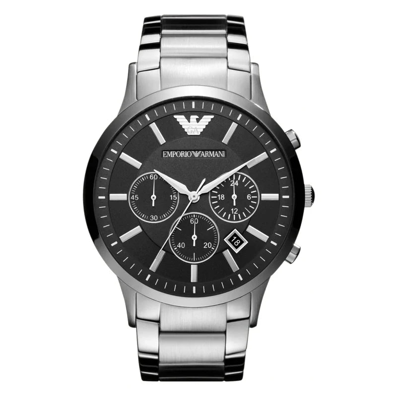 Renato Chronograph Watch Black