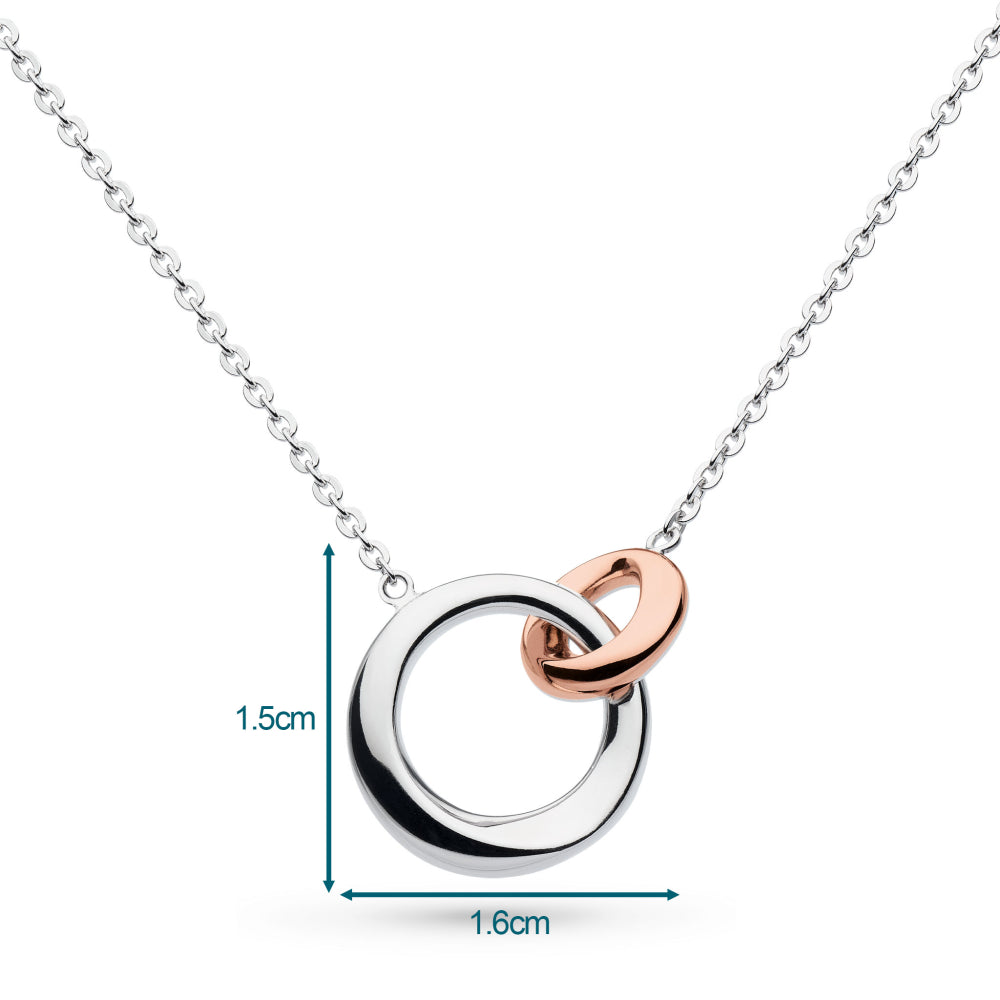 Bevel Cirque Link Blush 18" Necklet