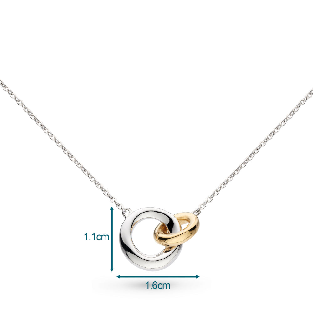 Bevel Cirque Link Golden Necklet