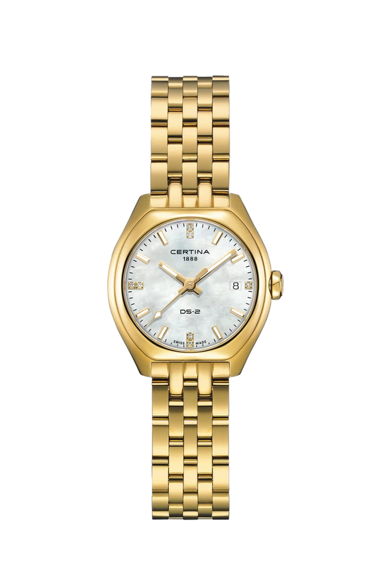 Ladies gold plated watch