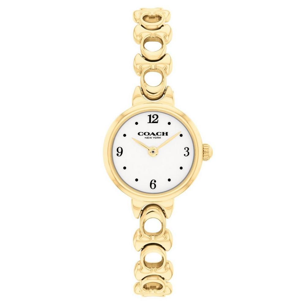 Iris 22mm Yellow Gold Tone Watch