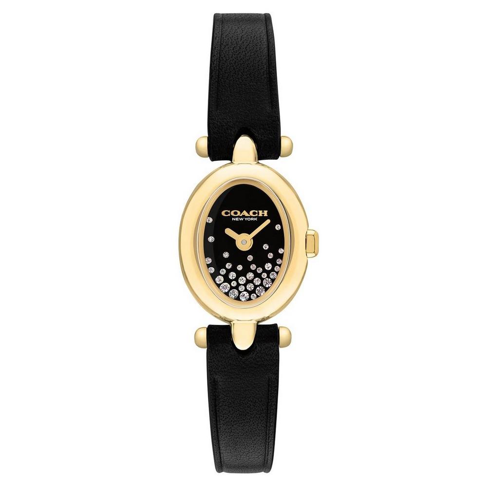 Sammy 18mm Yellow Gold Plated Crystal Ladies Watch