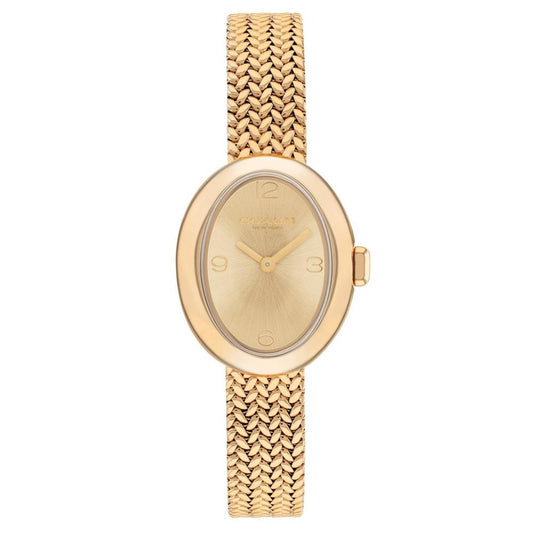Sammy 22mm Yellow Gold Tone Quartz Watch