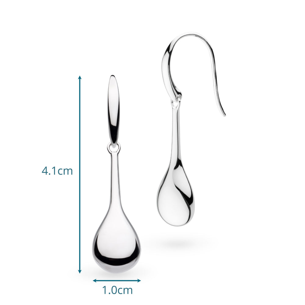 Coast Pebble Smooth Elegant Drop Earrings