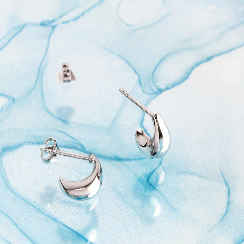 Coast Pebble Smooth Hoop Earrings
