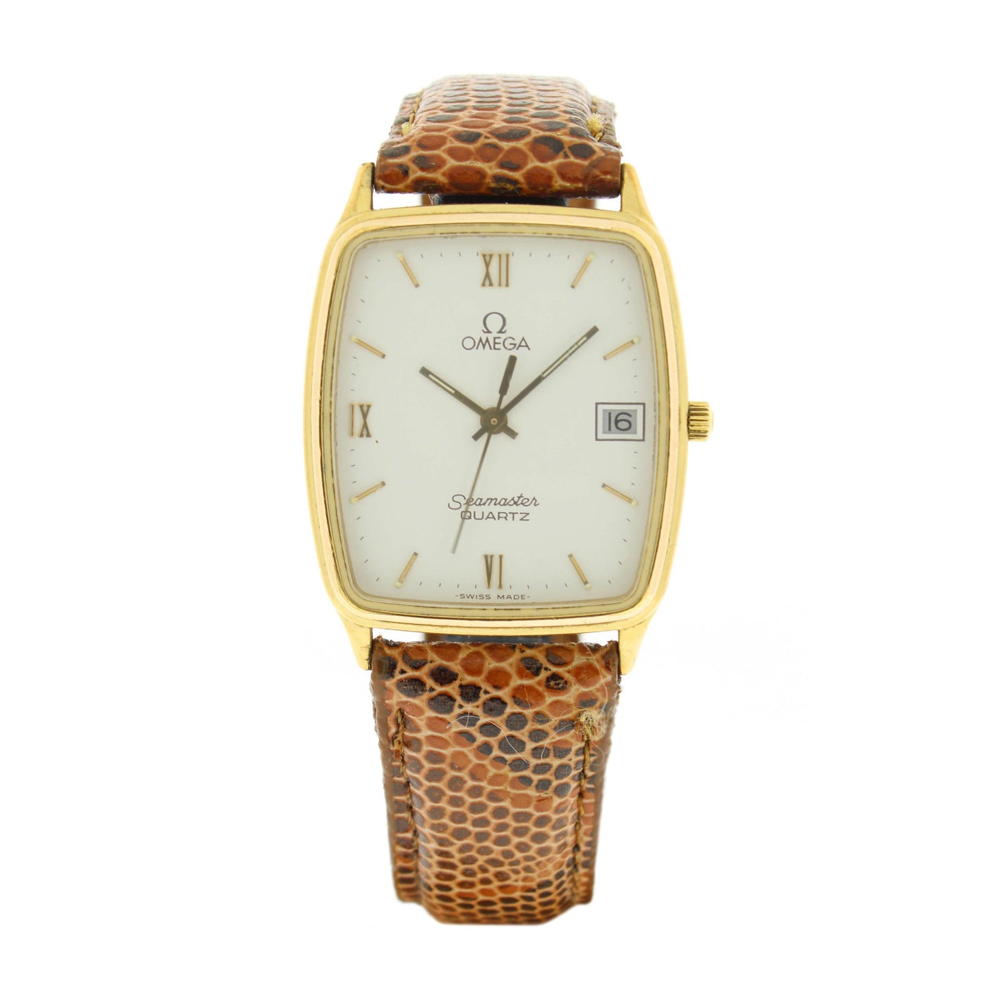 Ladies Gold Quartz Seamaster 14060