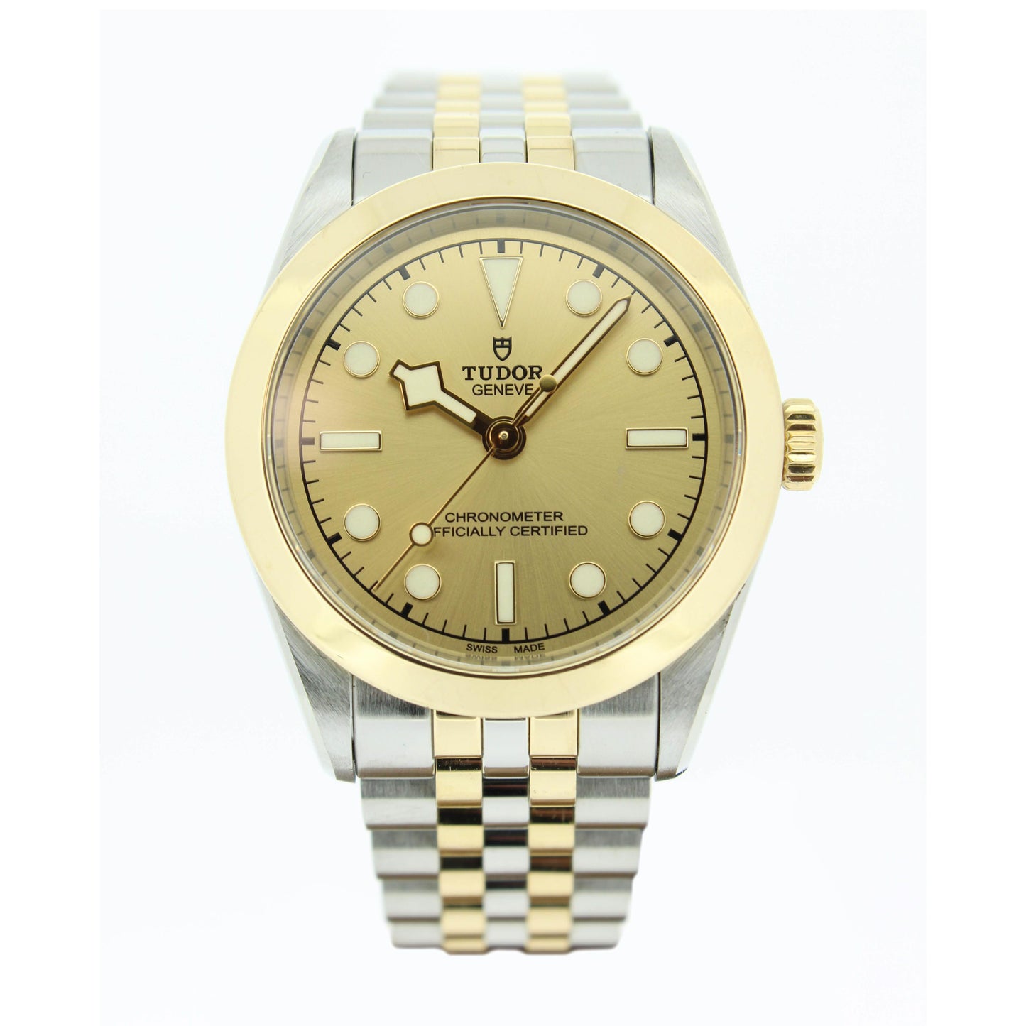 Ladies Bi-Metal Black Bay One 31 S&G M79603-0005