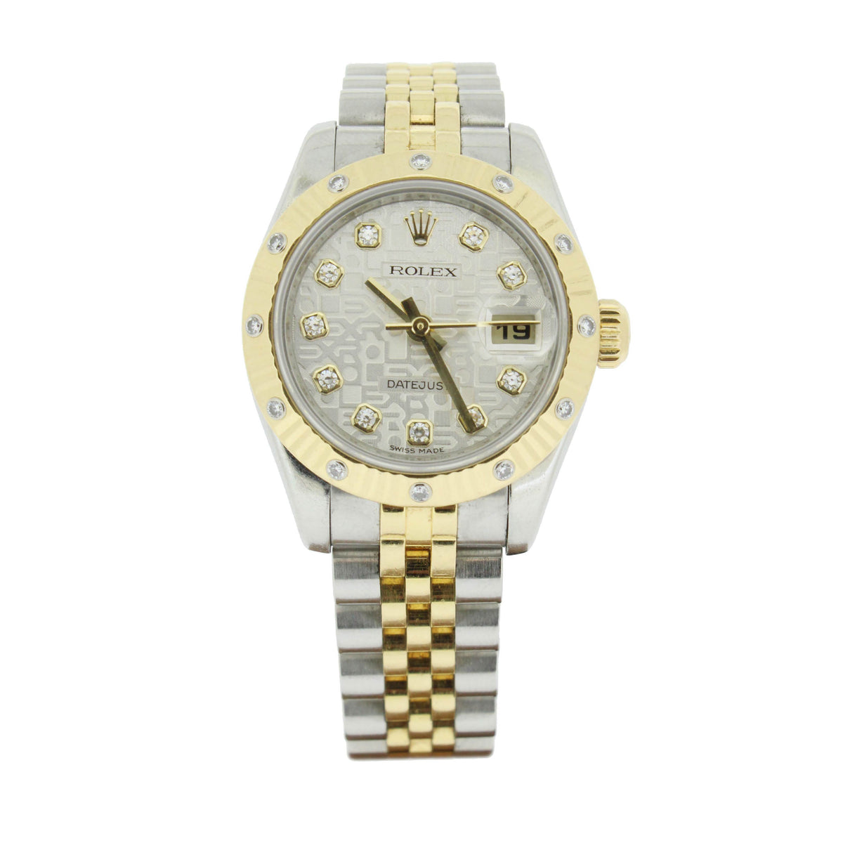 Rolex DateJust 179313 26mm Bi-Metal Diamond Dot