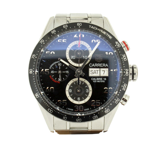 Tag Heuer Steel Carrera Chrono CAR2A10