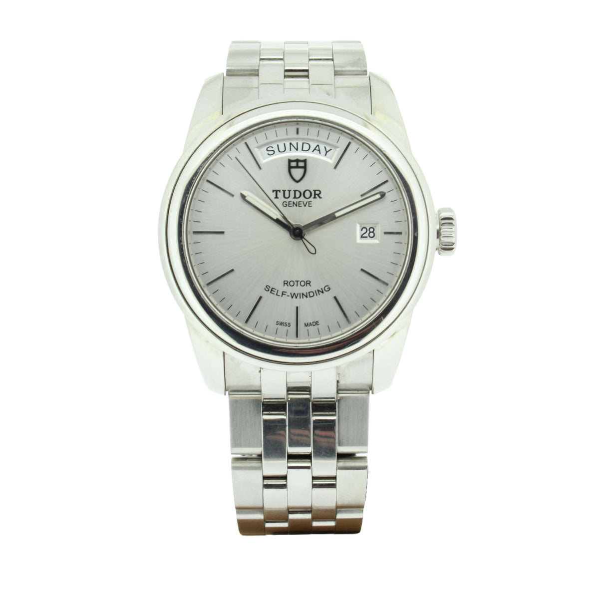 Tudor Glamour Date-Day 56000 39mm Stainless Steel